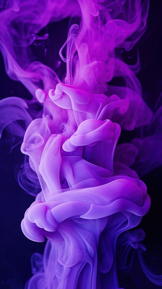  Purple smoke backgrounds creativity fragility. AI generated Image by rawpixel.