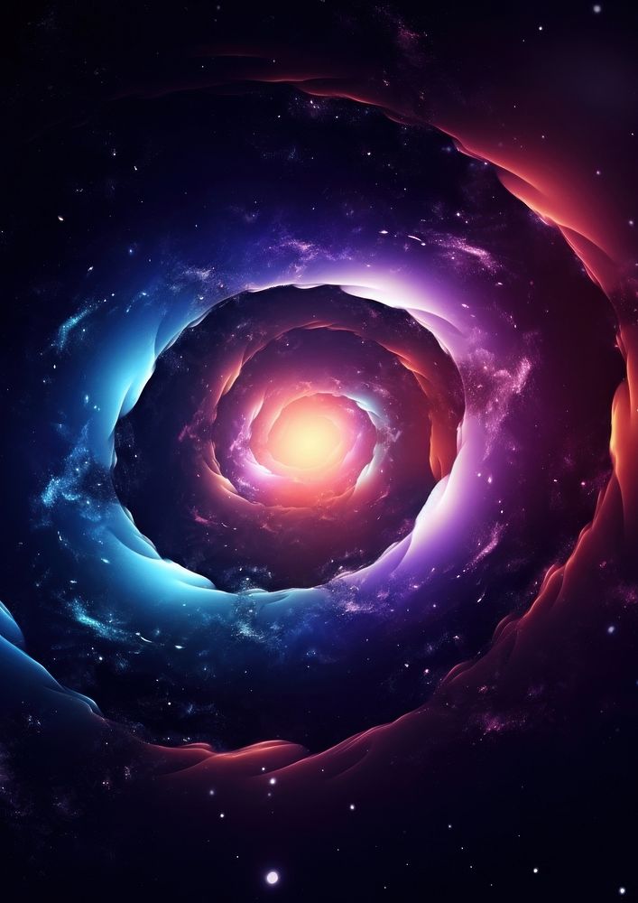 The cirlcle galaxy space astronomy universe. AI generated Image by rawpixel.