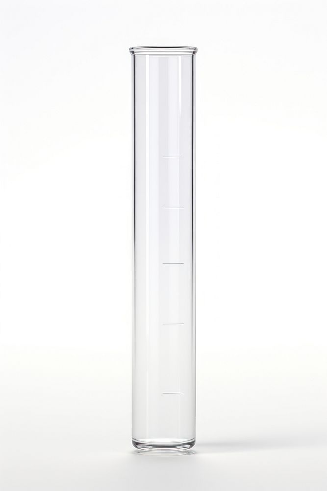 Laboratory test tube glass cylinder vase.