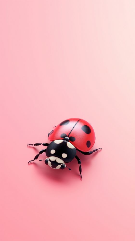 Cute ladybug animal insect invertebrate.