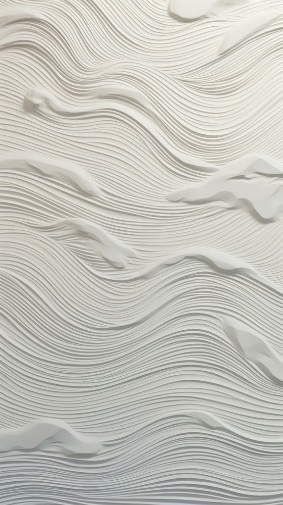 Wave pattern white wall backgrounds. AI generated Image by rawpixel.