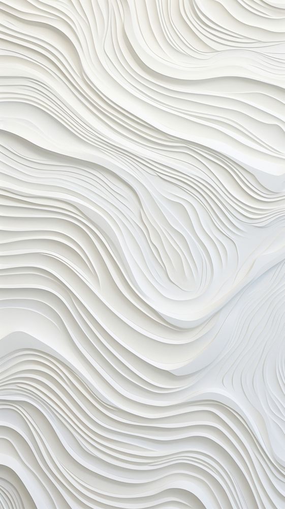 Wave pattern white wall backgrounds. 