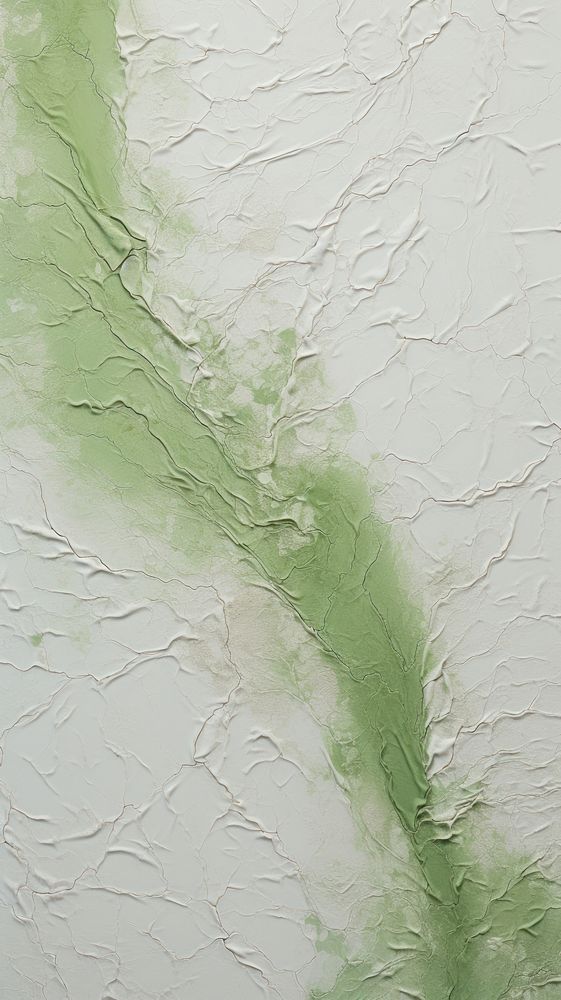 White and light green plaster rough wall. AI generated Image by rawpixel.