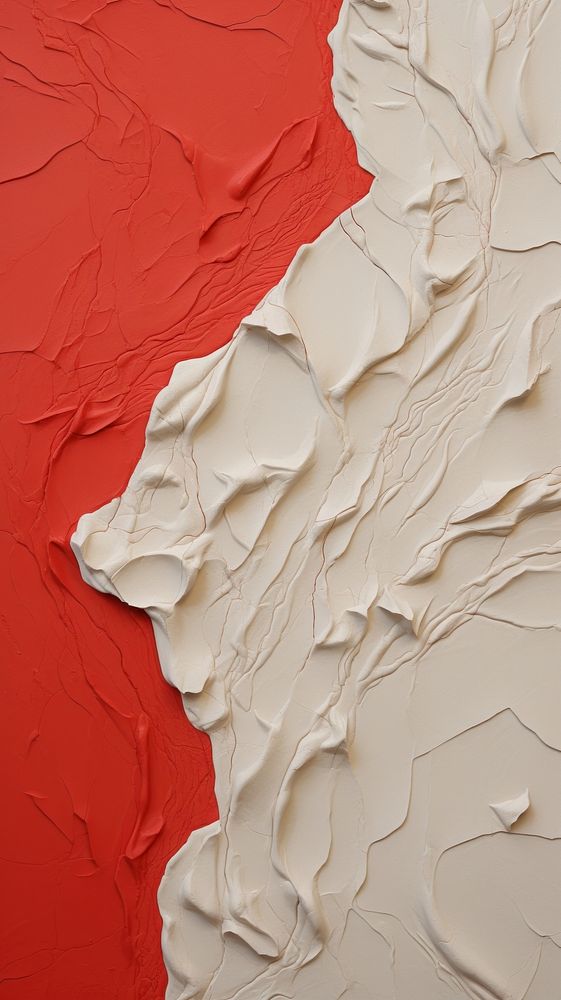 White and red plaster art backgrounds. AI generated Image by rawpixel.