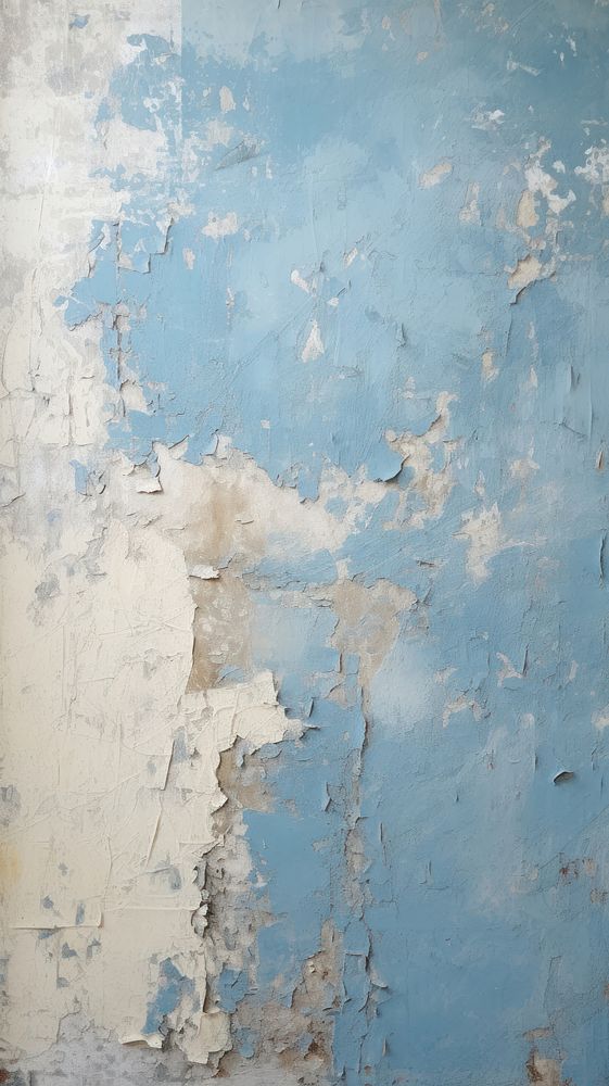 Blue wall architecture plaster. AI generated Image by rawpixel.