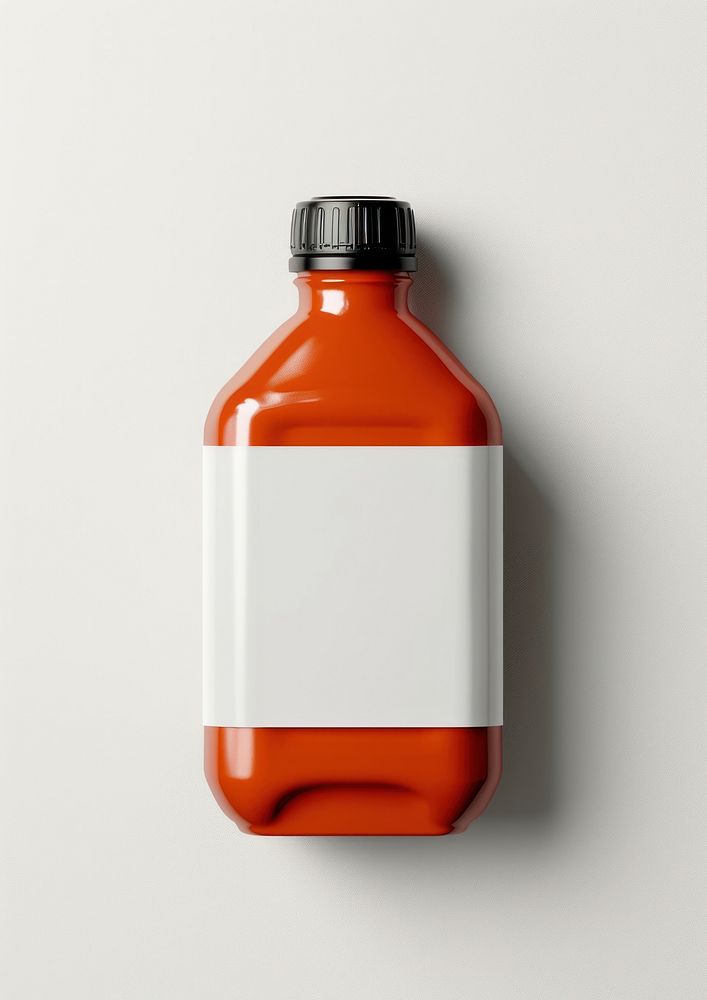 HOT SAUCES bottle label white background.