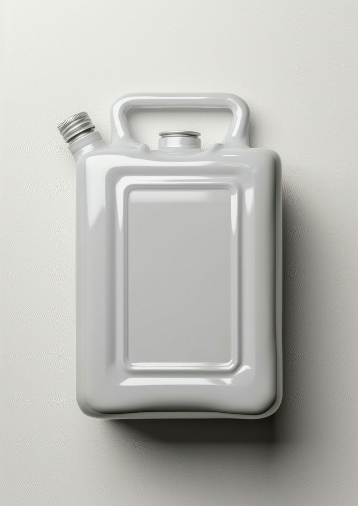 Jerry can white background container porcelain.
