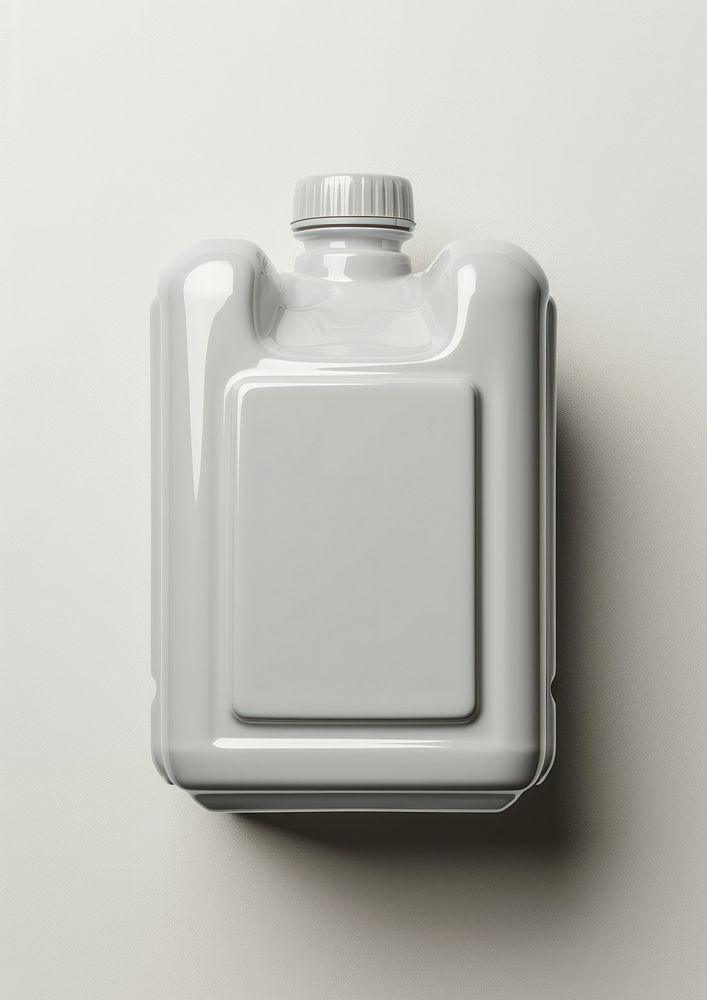 Jerry can bottle white container.