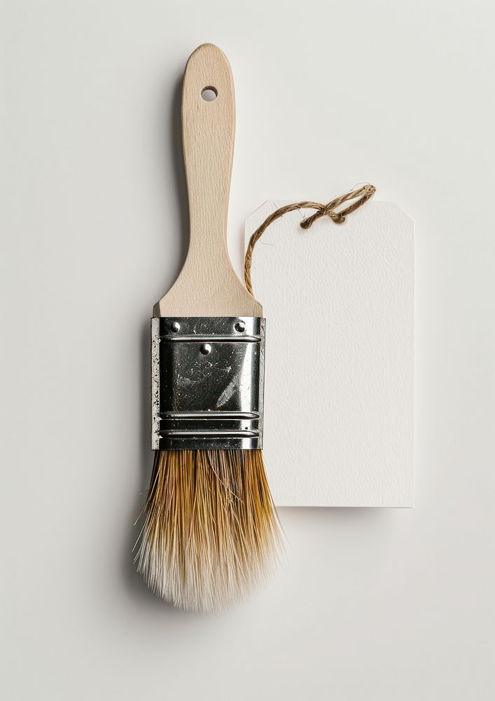 Paintbrush tool white background device.