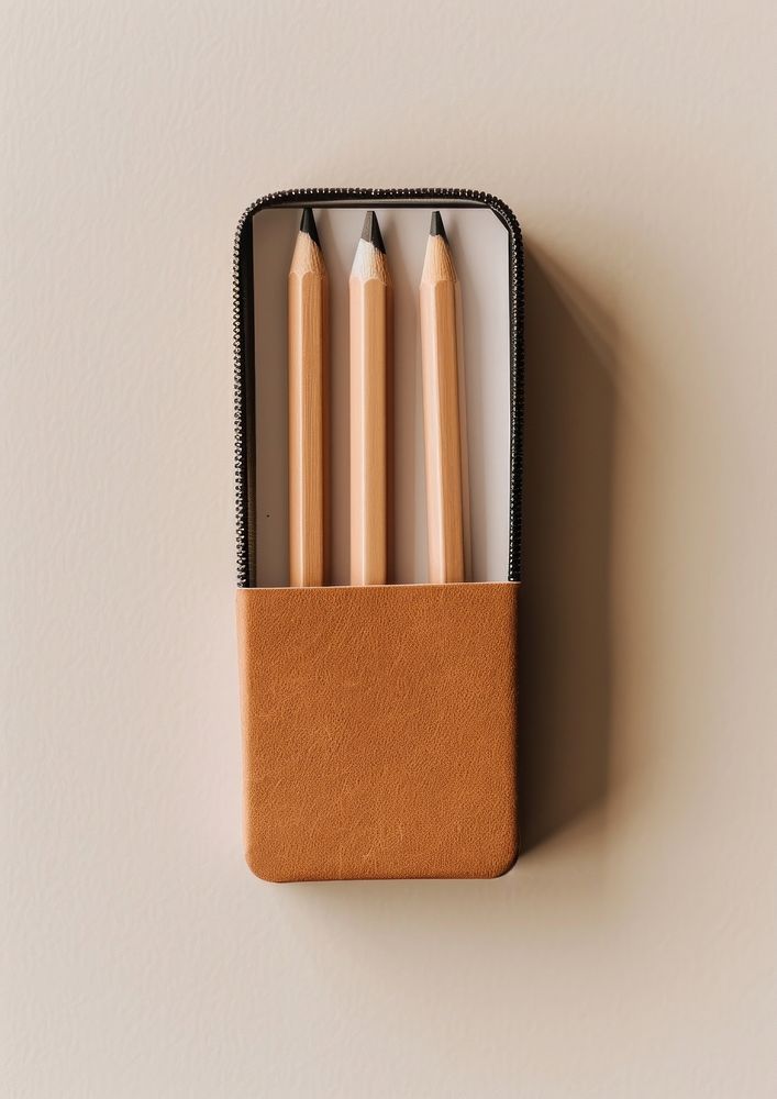 Pencil box lighting eraser match.