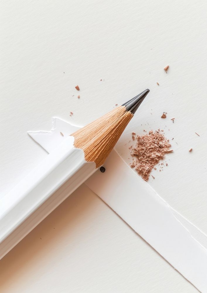 Pencil sharpener brush cosmetics writing.