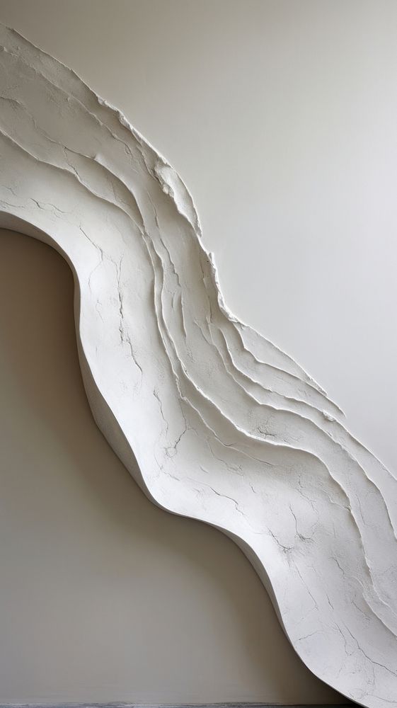 Curve plaster floor wall. AI generated Image by rawpixel.