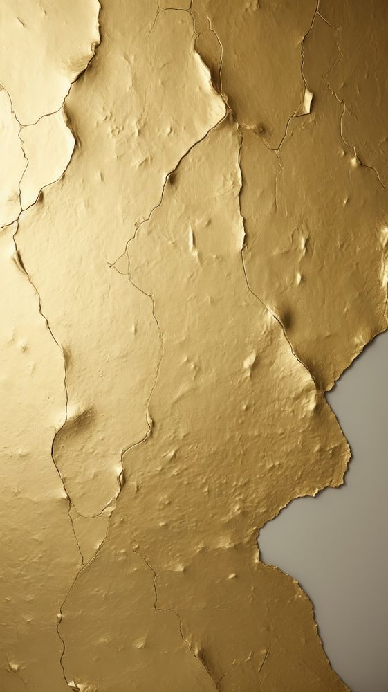 Gold plaster paint wall. AI generated Image by rawpixel.