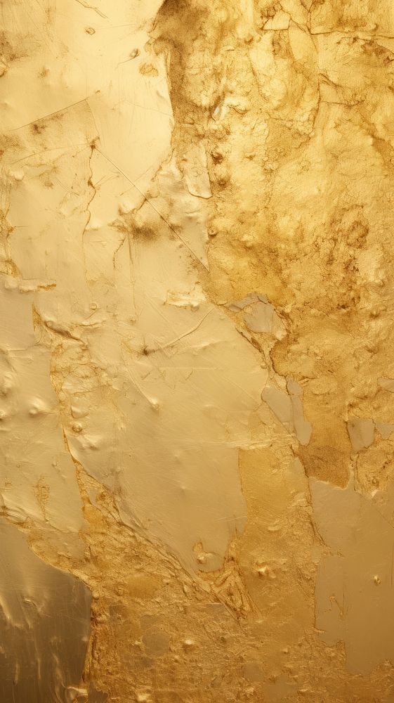 Gold plaster rough wall. 