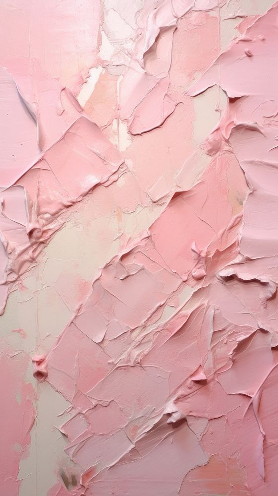 Pink pastel plaster rough paint. 