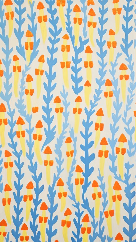 Bluebell flower pattern backgrounds architecture. AI generated Image by rawpixel.