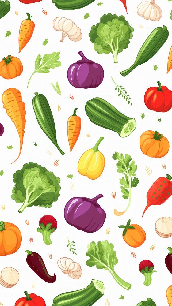 Food backgrounds vegetable pattern.