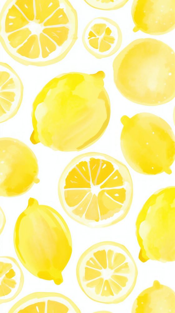 Lemon backgrounds pattern fruit. AI generated Image by rawpixel.