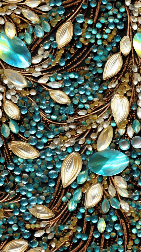 Jewelry turquoise gemstone pattern.