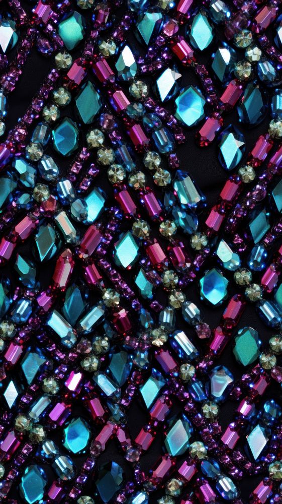 Gemstone jewelry pattern glitter.