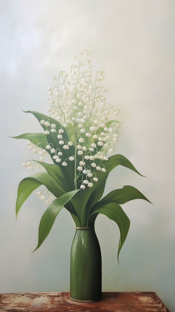  Lily of the valley flower plant freshness. AI generated Image by rawpixel.