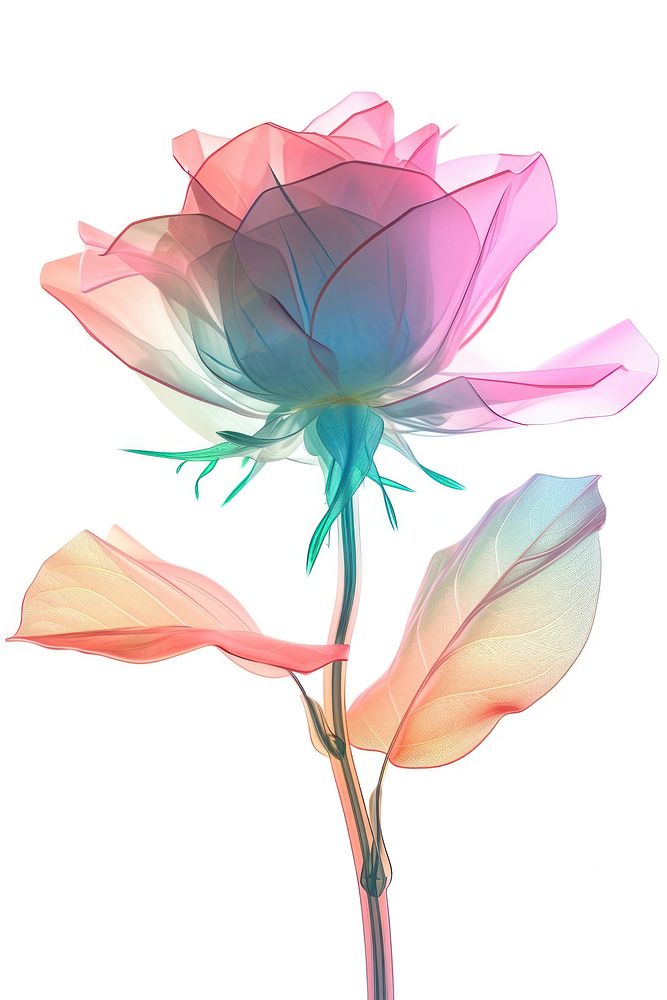 Rose flower graphics pattern.