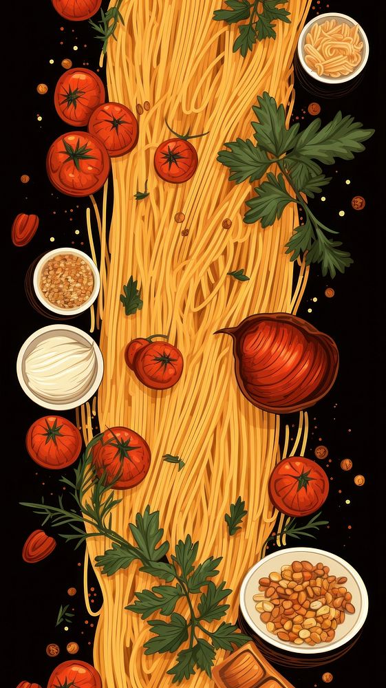 Spagetti and ravioli spaghetti pasta table.