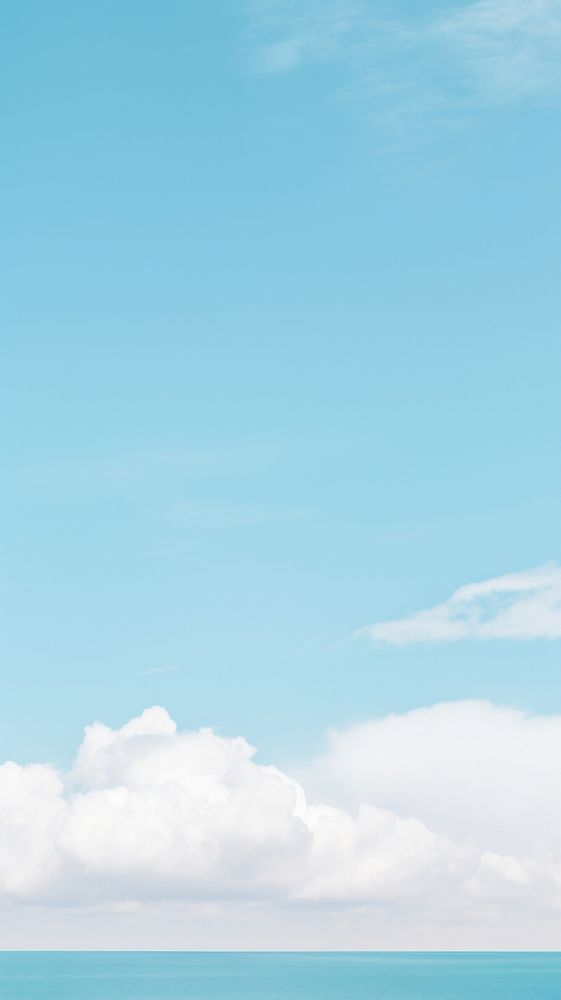  Ocean sky landscape outdoors. AI generated Image by rawpixel.