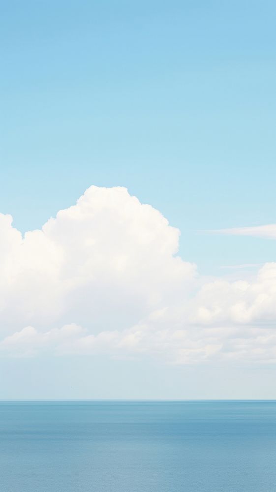  Ocean cloud sky outdoors. AI generated Image by rawpixel.