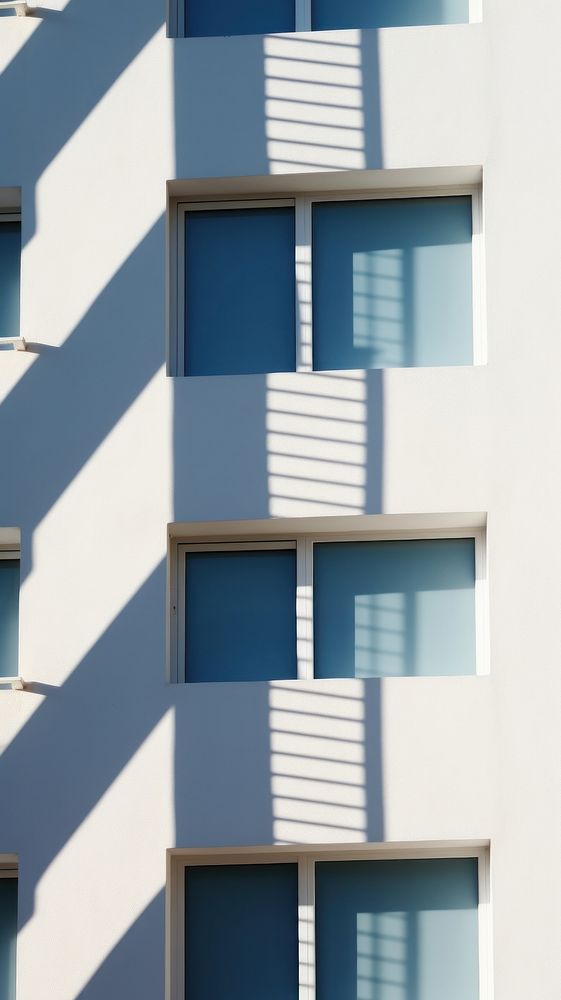  Windows of building architecture shutter curtain. AI generated Image by rawpixel.