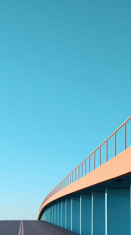  Bridge sky outdoors road. AI generated Image by rawpixel.