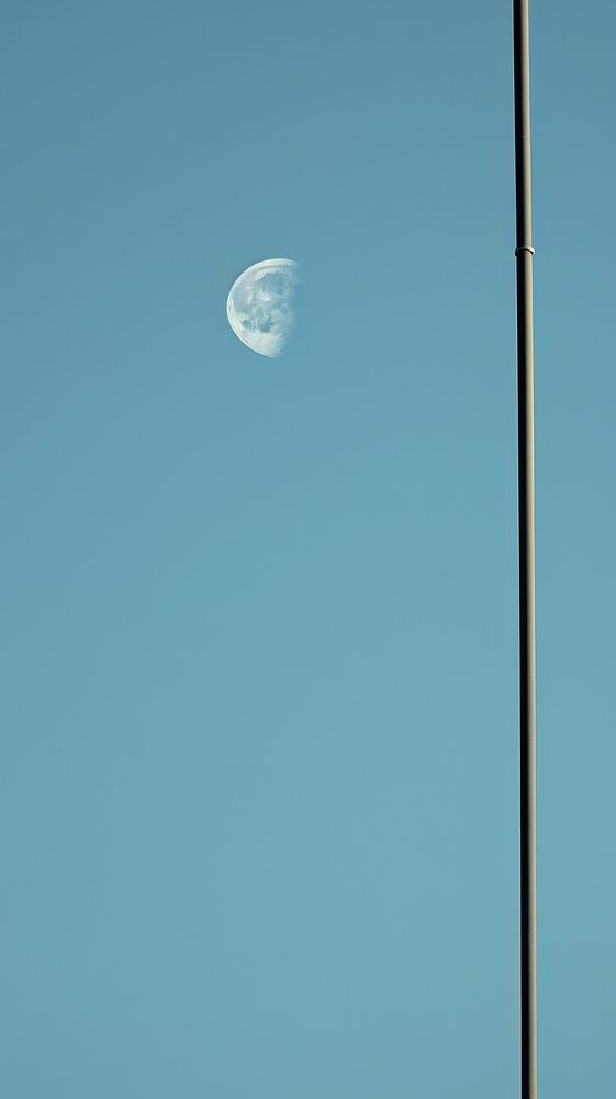  Cute moon astronomy outdoors nature. AI generated Image by rawpixel.