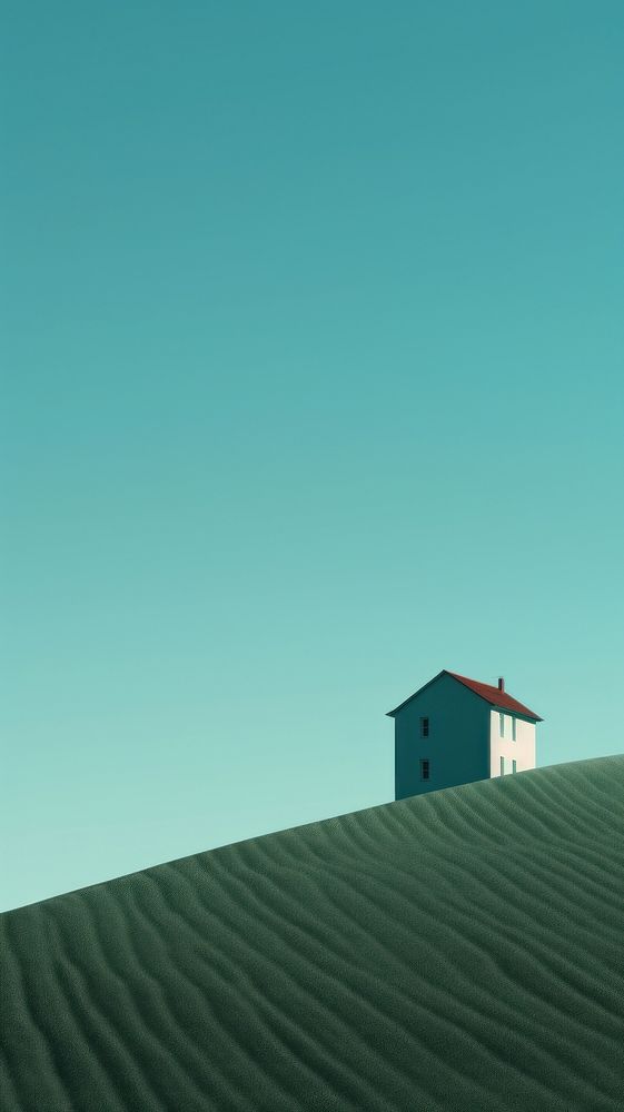  Hill sky architecture outdoors. AI generated Image by rawpixel.