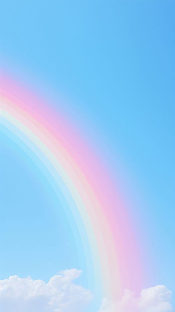  Rainbow sky outdoors nature. AI generated Image by rawpixel.