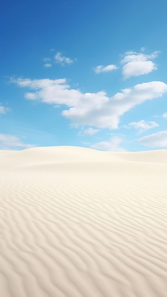  Sand on the beach cloeup sky outdoors horizon. AI generated Image by rawpixel.