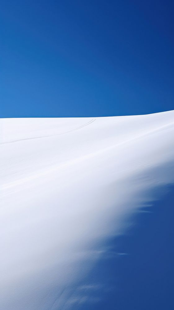  Ski in the snow hill sky outdoors nature. AI generated Image by rawpixel.
