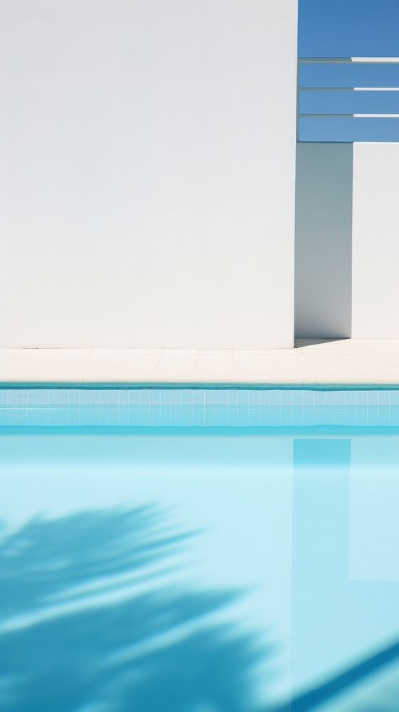  Swimming pool outdoors shadow wall. AI generated Image by rawpixel.