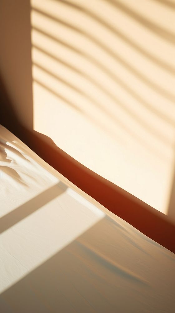  Bed in minimal style furniture shadow window. AI generated Image by rawpixel.