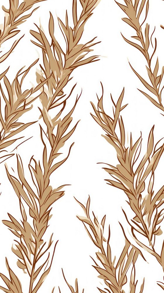  Rosemary bushes pattern backgrounds sketch plant. 