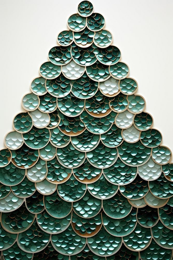 Sparkle glittery christmas tree pattern accessories repetition.