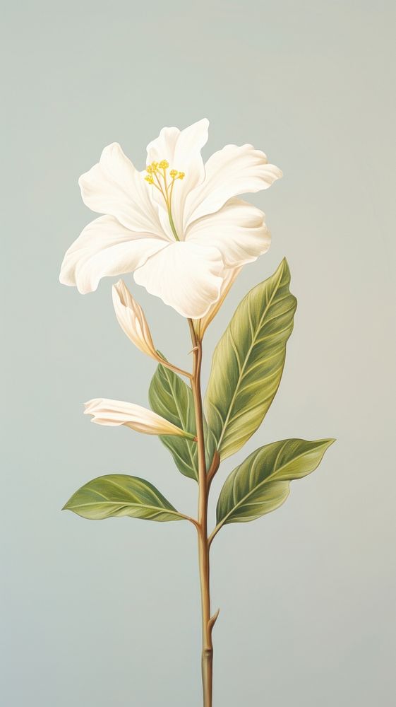 White flower blossom plant petal.