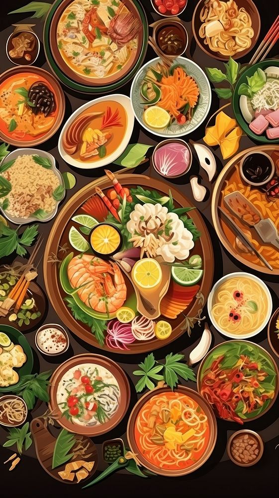 Food plate meal dish. Free Photo Illustration rawpixel