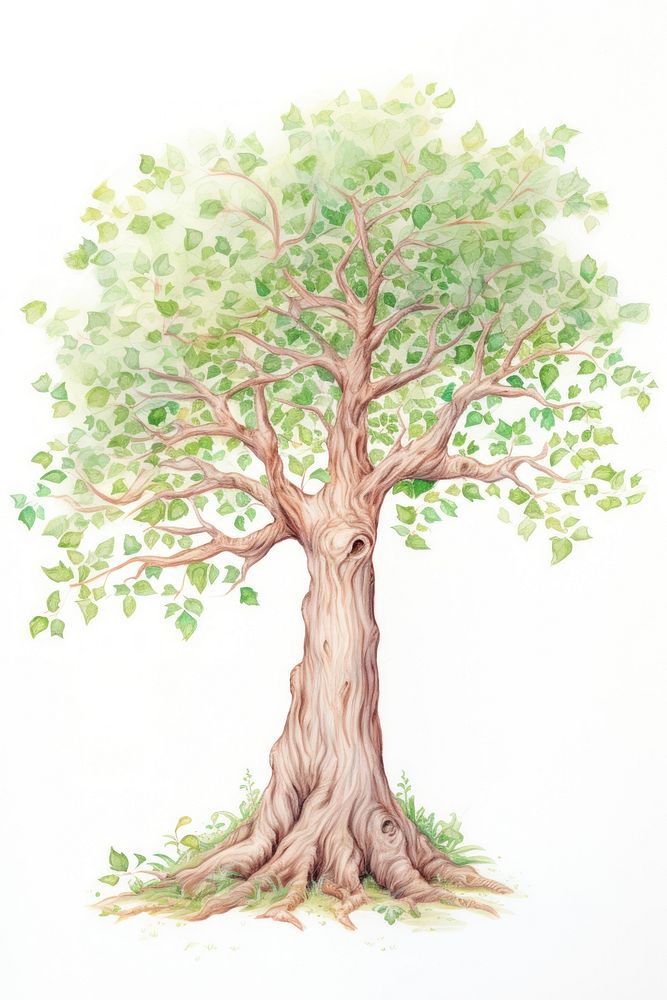 A tree drawing sketch plant.