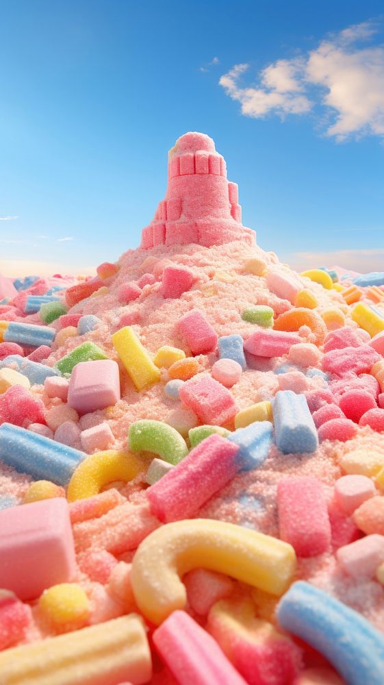 Candy and sweets confectionery food sky.