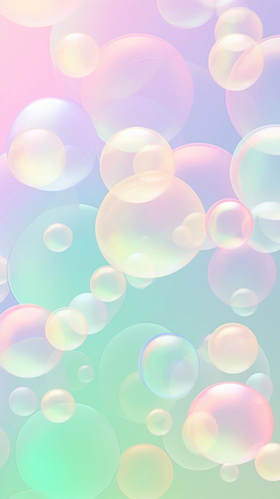 Star bubbles merging abstract pattern transparent.