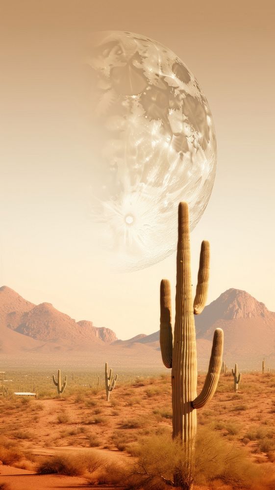 Desert cactus landscape outdoors nature.
