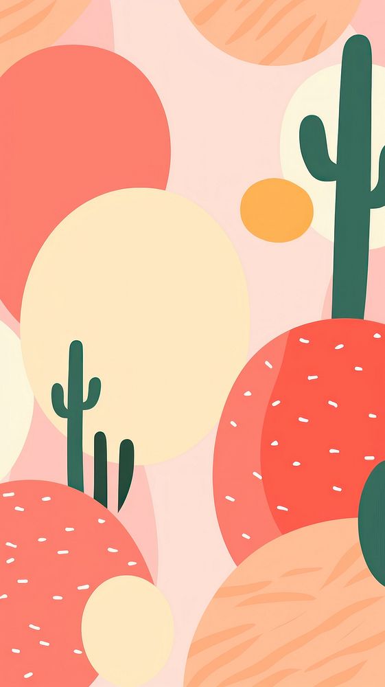 Cactus pattern backgrounds plant.