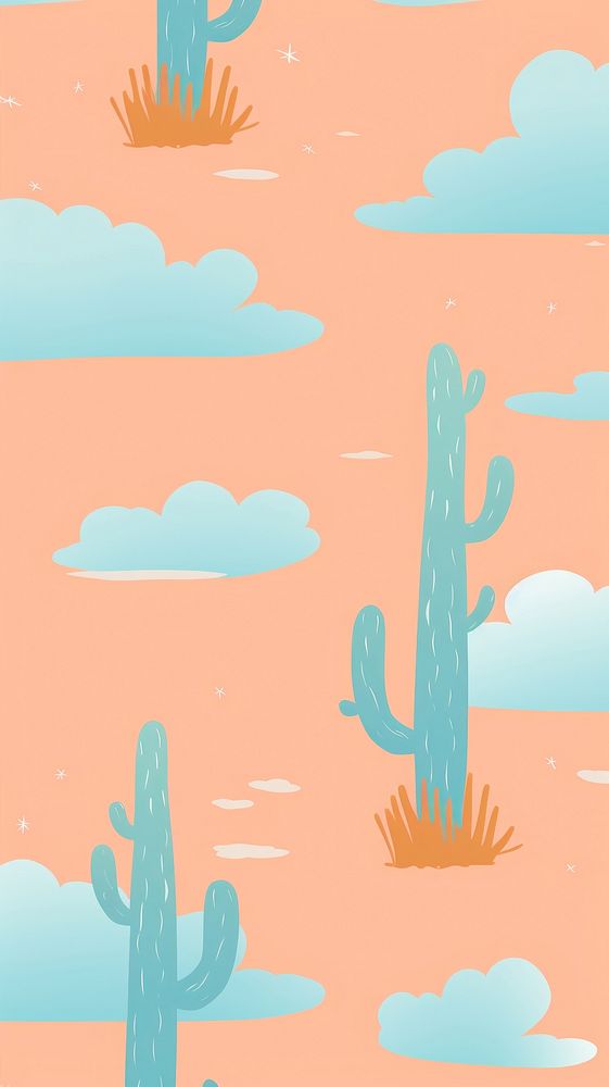 Cactus backgrounds outdoors pattern.