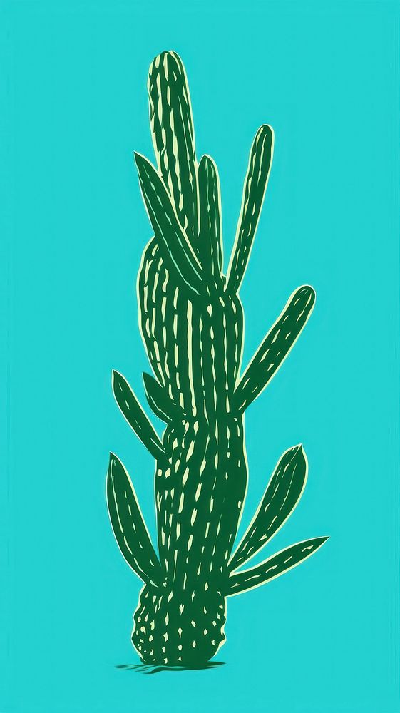 Cactus pattern plant creativity.