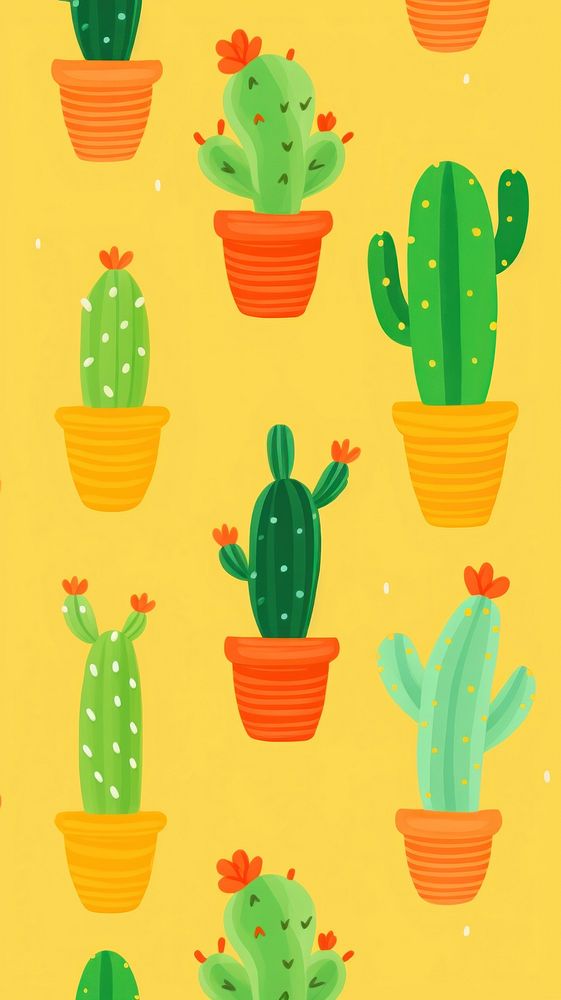 Cactus backgrounds pattern plant.